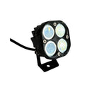 FARO AUXILIAR CON 4 LED CON LUPA LUZ BLANCO AMARILLO 18W 3000LM/6000LM 12V-80V