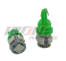 FOCO LED PELLIZCO HYPER LED LUZ VERDE T10 T13 12V VELA VELITA