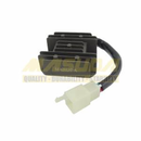 REGULADOR RECTIFICADOR 4 PUNTAS CS 125 DS 150 GTS 175 MOTONETAS ITALIKA/DINAMO