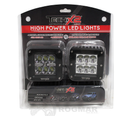 FARO 6 LEDS CUADRADO 3" 18W 9-32V NEGRO