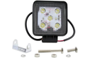 FARO CUADRADO 5LED 12V LUZ AMBAR PRODUCTO EN REMATE