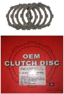JGO PASTAS DE CLUTCH 5 Pzas. (CG 125, Titán, Cargo, CT-125, XR200, Kintaro 125, GL 150)