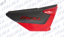 CUBIERTA IZQ ROJO/NEGRO FT 125 SPORT NUE TAPA