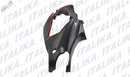 CUBIERTA FRONTAL DE MANUBRIO P/ AR 110 COLOR NEGRO/ROJO TAPA