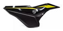 CUBIERTA LATERAL DERECHA FT 150TS COLOR NEGRO/AMARILLO TAPA