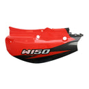 CUBIERTA IZQ TRAS P/ W150 NARANJA GRIS
