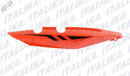 CUBIERTA TRASERA IZQUIERDA DT 150SPORT COLOR NEGRO/ROJO