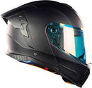 CASCO ABATIBLE X-KOV MAMBA SOLIDO NEGRO MATE TALLA M
