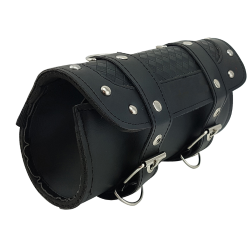 PORTA HERRAMIENTAS GRABADO TEJIDO PARA CHOPER 25*21CM