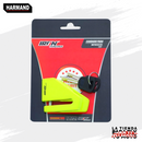 CANDADO IRON RACING P/ DISCO DE FRENO IR-05 5.5MM COLOR AMARILLO