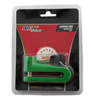 CANDADO IRON RACING P/ DISCO DE FRENO IR-11 10MM COLOR VERDE