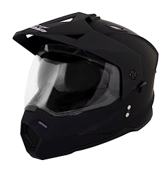 CASCO IRON RACING CROSS IR-92 TALLA XL COLOR NEGRO MATE DOT