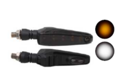 DIRECCIONAL IRON RACING LED IR1018 LUZ AMARILLA/BLANCA EFECTO RUNNING