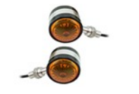 DIRECCIONAL IRON RACING DOBLE VISTA IR-0911 COLOR PLATA LUZ AMARILLA