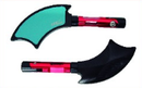 ESPEJO DECORATIVO IRON RACING HACHA COLOR ROJO
