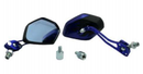 ESPEJO DECORATIVO IRON RACING FENIX COLOR NEGRO/AZUL