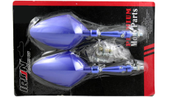 ESPEJO DECORATIVO IRON RACING IR0200 COLOR AZUL