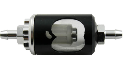 FILTRO DE GASOLINA ALUMINIO IR0086 PLATA