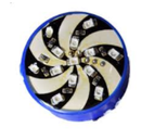 FOCO STOP C/LED'S ROTATIVO 12V LUZ BLANCA