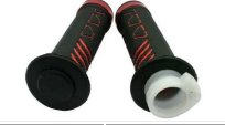 PUÑOS IRON RACING GOMA SUAVE MSD-501 COLOR ROJO