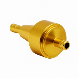 FILTRO DE GASOLINA ALUMNIO DECORATIVO DORADO