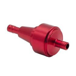 FILTRO DE GASOLINA ALUMNIO DECORATIVO  ROJO