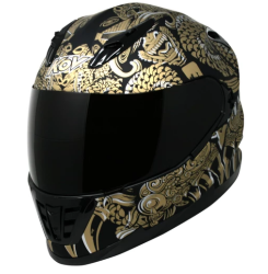 CASCO KOV CERRADO XIBALBA TALLA XL COLOR NGO/DORADO