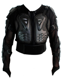 PETO PROTECTOR IRON RACING HERCULES NEGRO TALLA M