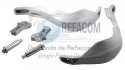 PROTECTOR DE MANIJAS IRON RACING IR-0045 COLOR BLANCO