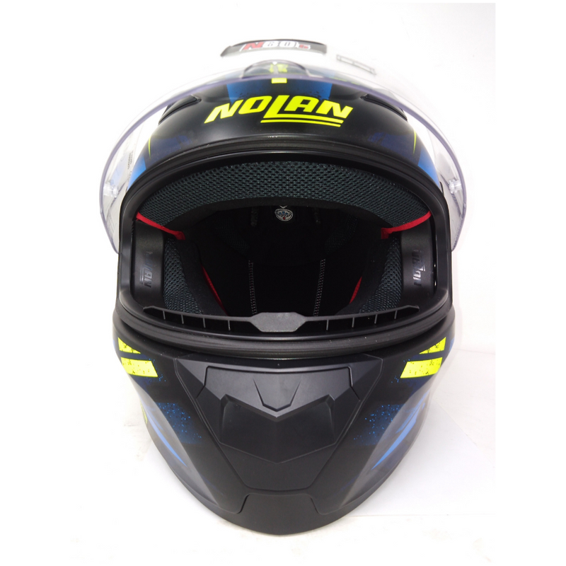 CASCO NOLAN N60-5 CERRADO TALLA M SECUTOR COLOR NGO/AZUL/AMARILLO
