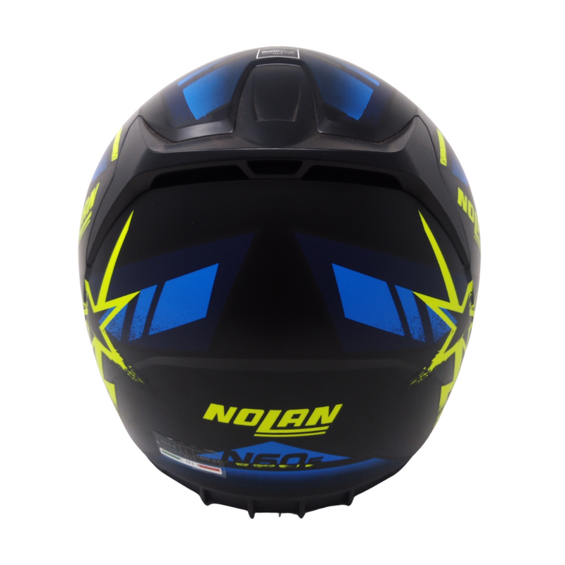 CASCO NOLAN N60-5 CERRADO TALLA M SECUTOR COLOR NGO/AZUL/AMARILLO