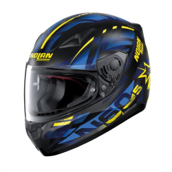 CASCO NOLAN N60-5 CERRADO TALLA M SECUTOR COLOR NGO/AZUL/AMARILLO