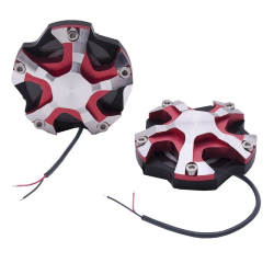 LUZ LED LATERALES DE MOTO COLOR ROJO DC 12V