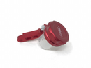 VASO BOMBA LIQUIDO DE FRENO IR0801 COLOR ROJO