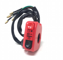MANDO BOTON APAGADOR/ ARRANQUE UNIVERSAL COLOR ROJO