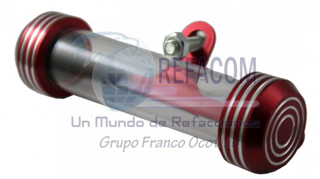 PORTA DOCUMENTO ALUMINIO COLOR ROJO IR-8005