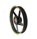 RIN TRASERO COMPLETO P/ FT 150TS COLOR NEGRO AMARILLO