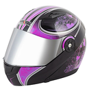 CASCO IRON RACING ABATIBLE TALLA S APHRODITE VIOLETA