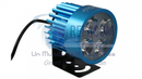 FARO AUXILIAR REDONDO 4 HYPER LEDS COLOR AZUL 4W 8-80V