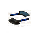 ESPEJO DECORATIVO IRON RACING HACHA COLOR AZUL