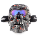 GOGGLES IRON RACING IR-850/141 MASCARA DIABLO FULL LENTE AZUL