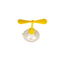 REHILETE PARA CASCO UNIV COLOR AMARILLO