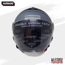CASCO CABERG RIVIERA V4 ELITE TALLA M COLOR NEGRO/GRIS