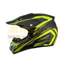 CASCO IRON RACING CROSS IR-850 TALLA XXL COLOR AMARILLO/NEGRO MATE