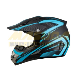 CASCO IRON RACING CROSS IR-850 TALLA XL COLOR AZUL/NEGRO MATE