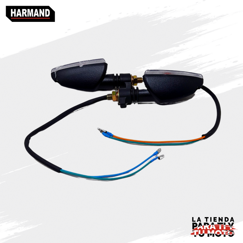 Direccional trasera para FT 150ts / DM 150 roja (venta por juego)