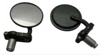 ESPEJO DECORATIVO IRON RACING REDONDO FIBRA P/ PUÑO