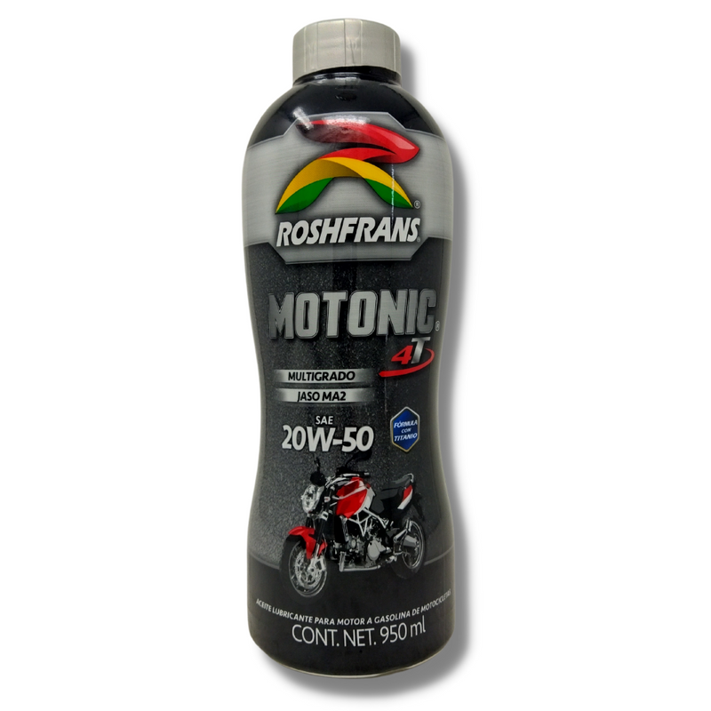 ACEITE ROSHFRANS 4 TIEMPOS 20W50 MOTONIC 1LT MINERAL
