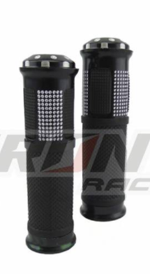 PUÑOS DECORATIVOS IRON RACING MSD-285 COLOR NEGRO