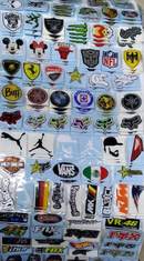 CALCOMANIA BURBUJA VARIOS DISEÑOS